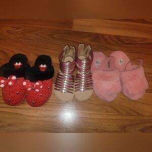 Pink and Red Footwear Collection